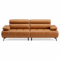 3-Sitzer Ledersofa Braun