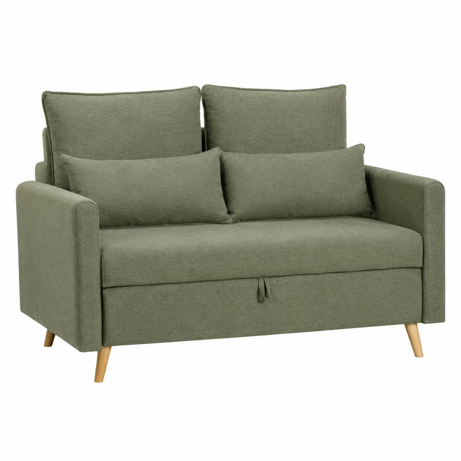 2-Sitzer Sofa Textil Grün 150x85x75 cm