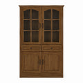 Eichenholz Vitrine mit Glastüren