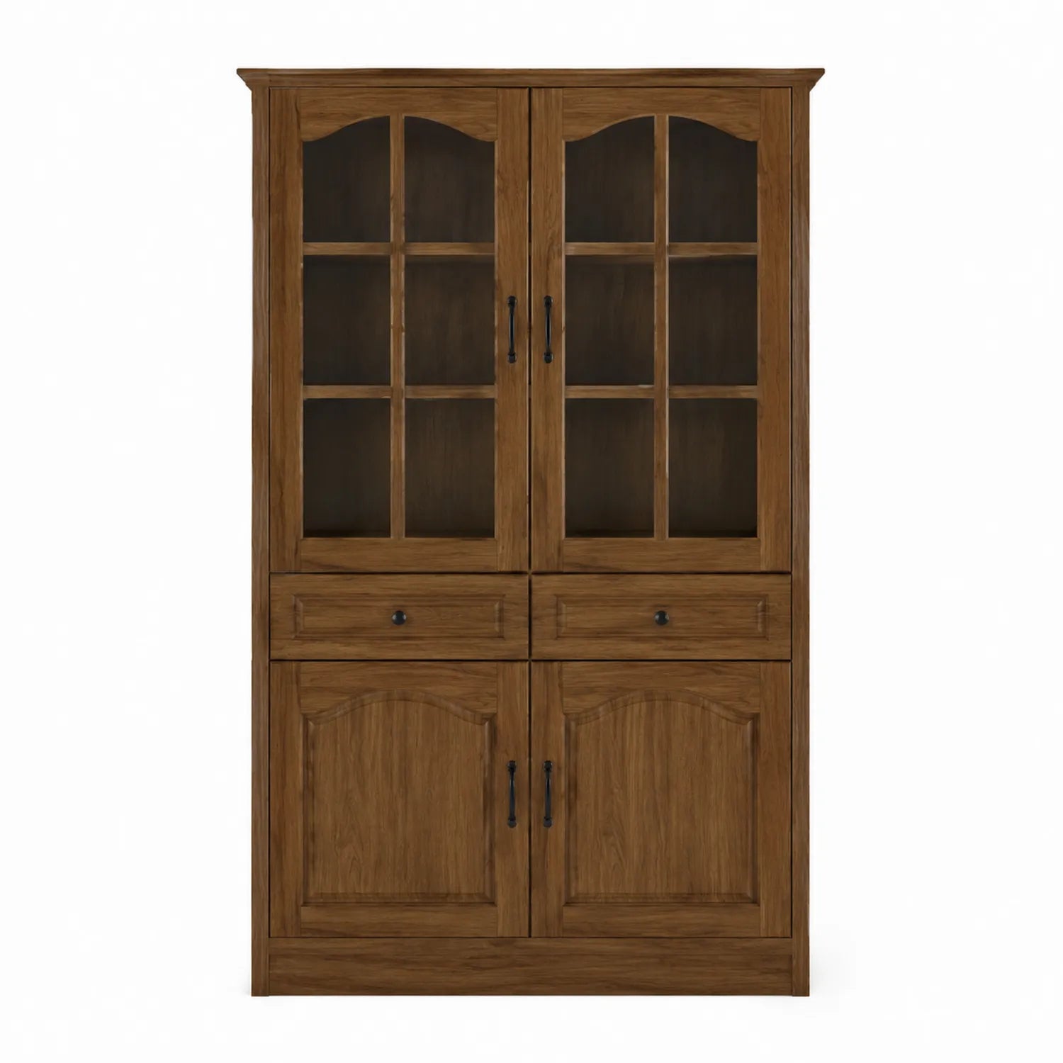 Eichenholz Vitrine mit Glastüren
