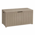 Garten-Aufbewahrungsbox Kunststoff Beige 120x45x60 cm