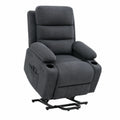 Relaxsessel Elektrisch Einstellbar Polyester Grau