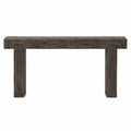 Konsolentisch aus massivem Fichtenholz Dunkelbraun 120x35x75 cm
