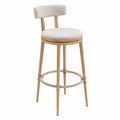 Barhocker Holz Beige 75 cm