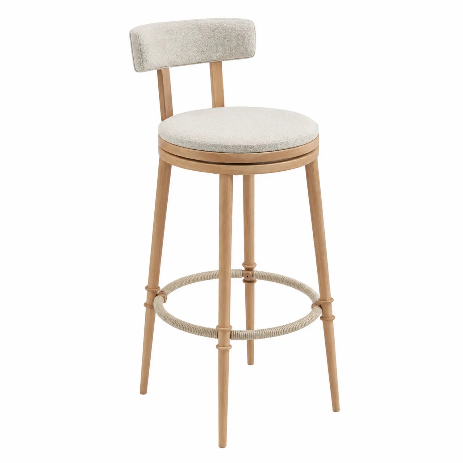 Barhocker Holz Beige 75 cm