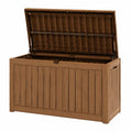 Garten Aufbewahrungsbox Kunststoff Braun 120x45x60cm