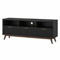 TV-Ständer MDF-Schwarz 180x40x50cm