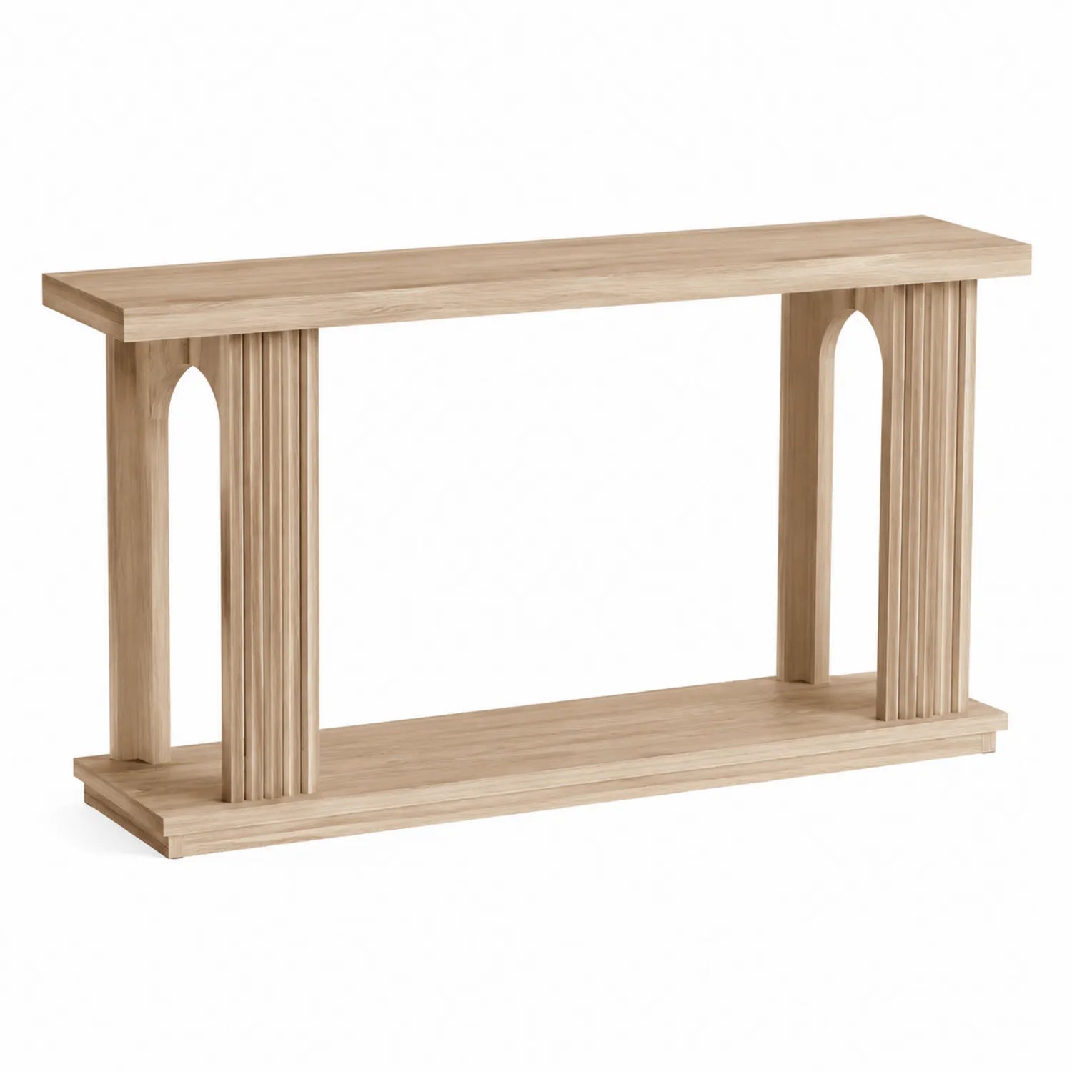 Konsolentisch aus Holzfurnier 120cm x 30cm x 80cm